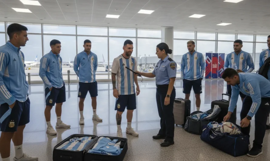 Miami Havalimanı’nda Messi’ye Şok Güvenlik Araması